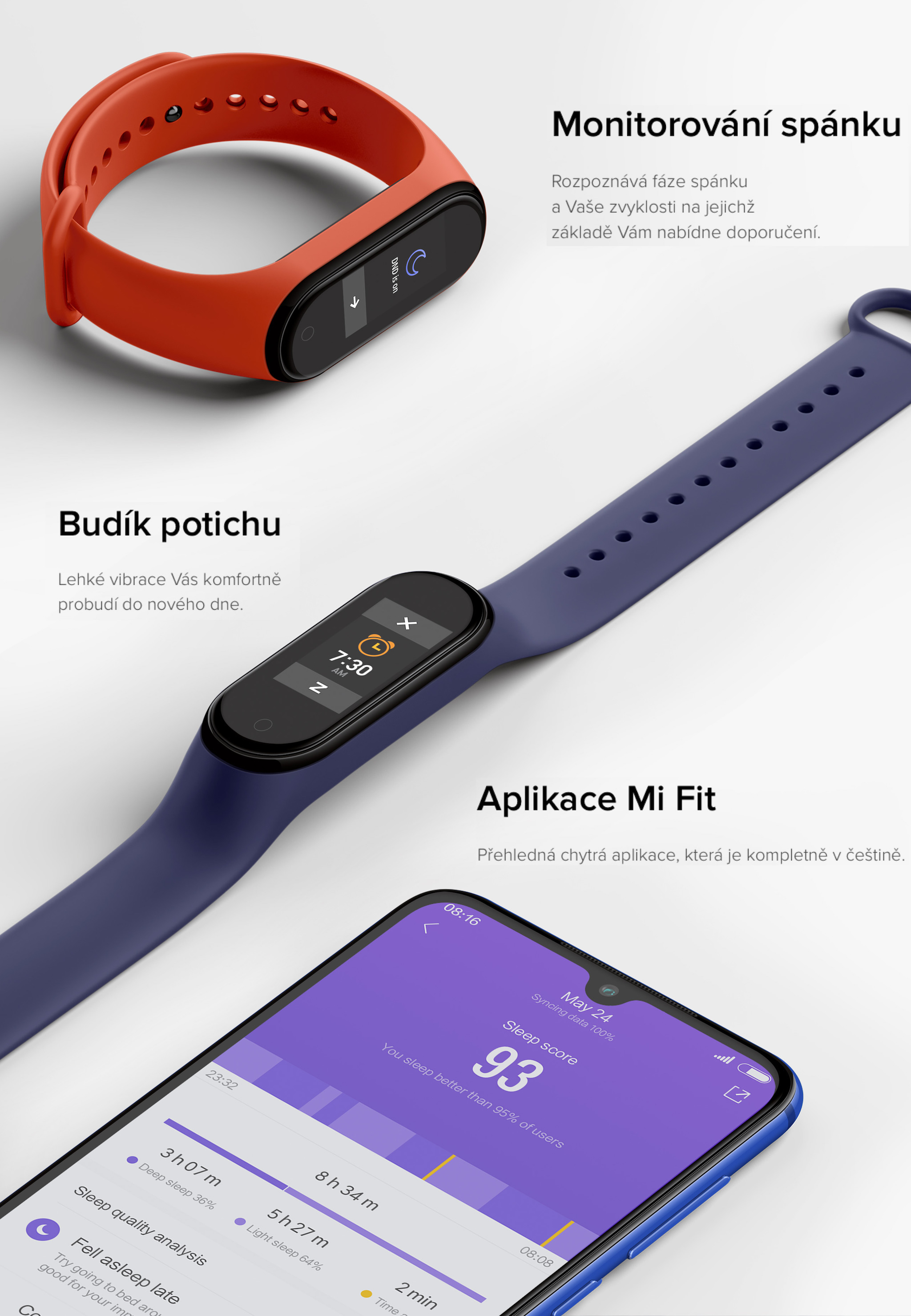 8 Xiaomi Mi Band 4 xiaomi market skladem nejlevnejsi